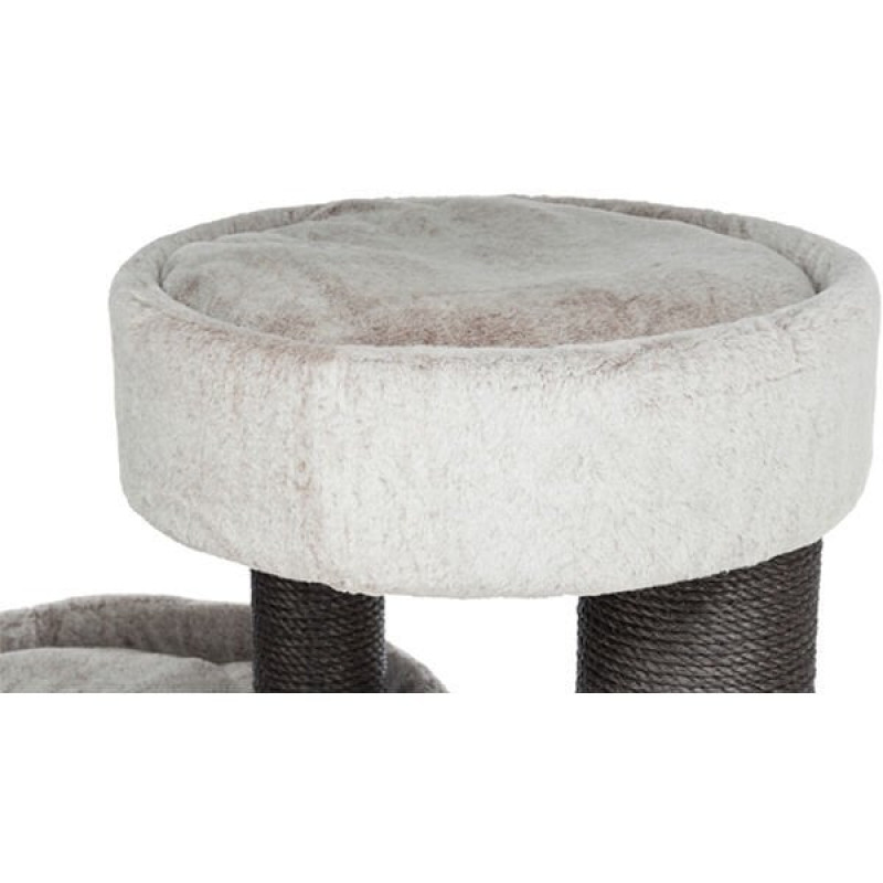 Trixie 133 Cm Tırmalama ve Oyun Evi Xxlarge Açık Gri | Peluş Kedi Yatağı