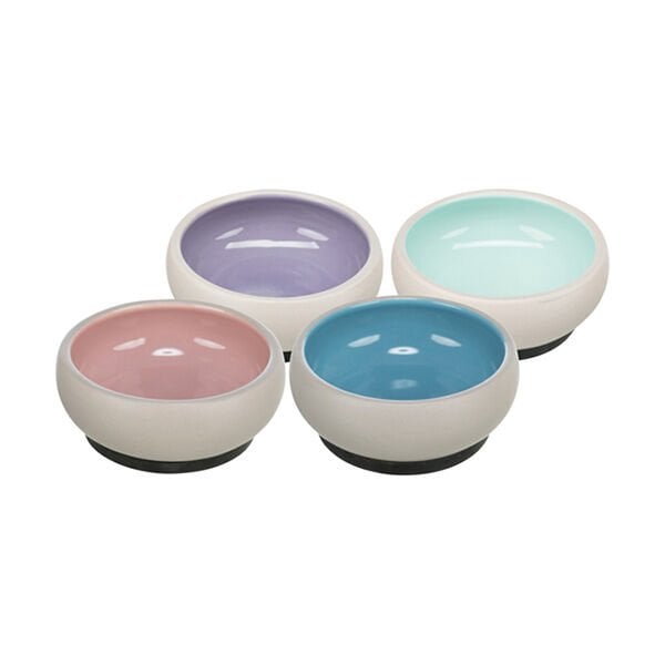 Trixie 14 Cm 0.6 Lt Kauçuk Kaymaz Tabanlı Seramik | Seramik Mama Ve Su Kabı