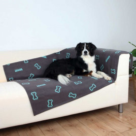 150X100 Cm Pati Desenli Polar Battaniye Kahverengi | Köpek Battaniyesi