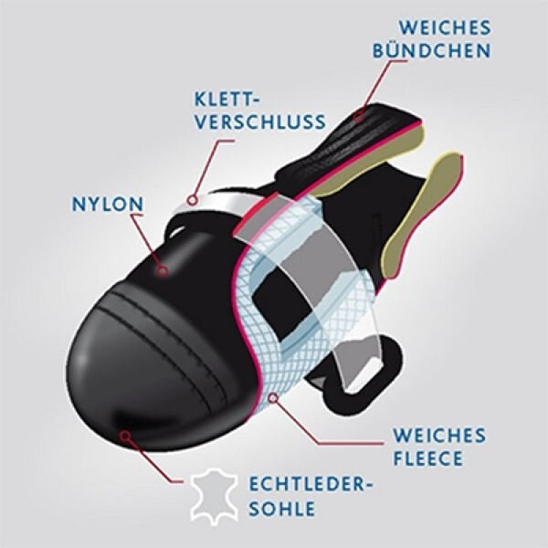 Trixie 2 Adet XL Yumuşak Köpek Patiği Siyah | Köpek Patik Ayakkabısı