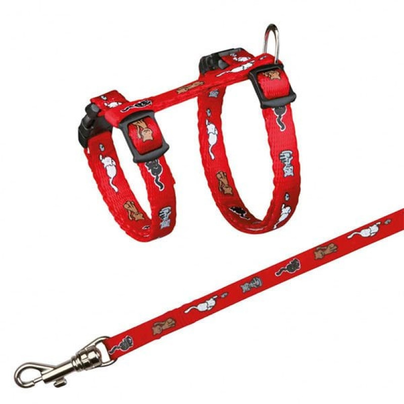 Trixie 21-34 Cm Yavru Kedi Göğüs Tasma Seti 8 Mm | Kedi Göğüs Tasması