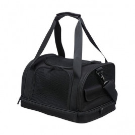 28X25X45 Cm Uçak İçi Taşıma Çantası Siyah | Kedi Taşıma Çantası