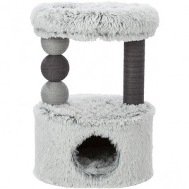 73 Cm Tırmalama ve Yatağı Gri | Tırmalama Tahtalı Kedi Evi
