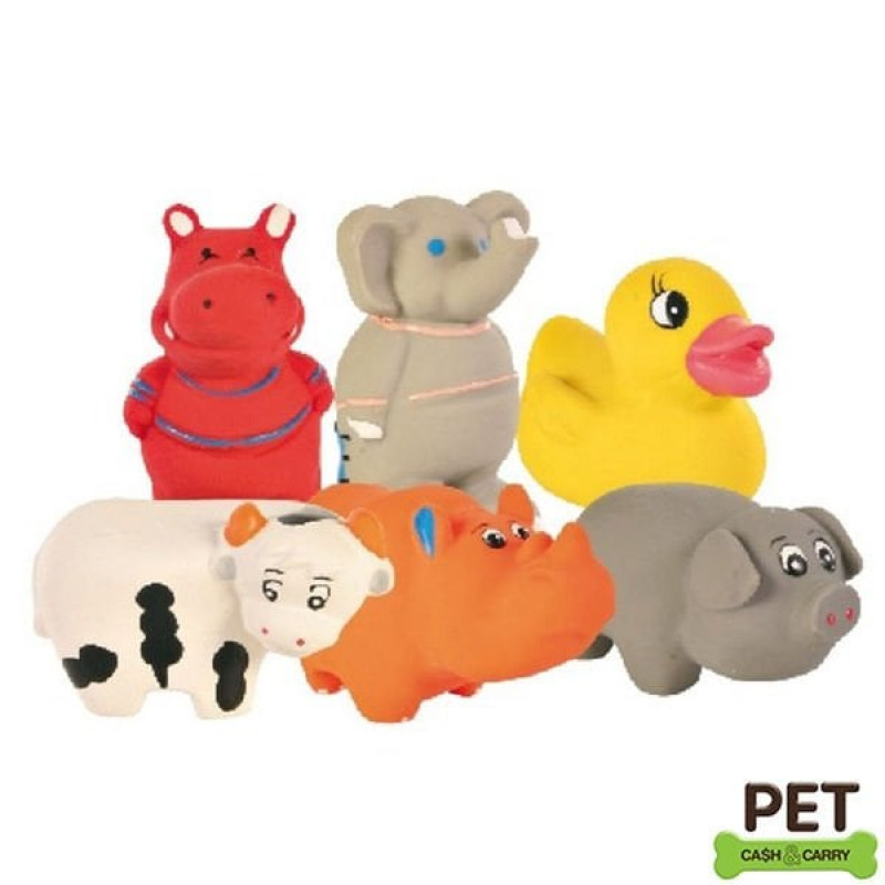 Trixie 9 Cm Latex Mini Hayvanlar | Vinil Latex Köpek Oyuncağı