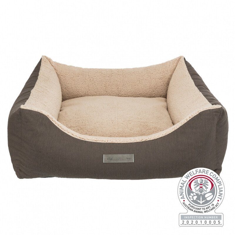 Trixie 90x80 Cm Ortopedik Yatak Koyu Kahve/Bej Trixie 90x80 Cm Ortopedik Yatak Koyu Kahve/Bej