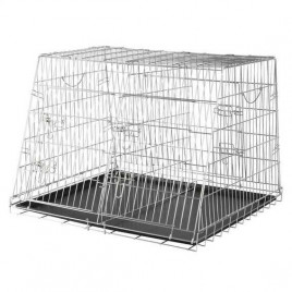 93X68X79 Cm İki Köpek Taşıma Galvaniz Kafes | Köpek Taşıma Çantası Ve Kafes 93X68X79 Cm İki Köpek Taşıma Galvaniz Kafes | Köpek Taşıma Çantası Ve Kafes