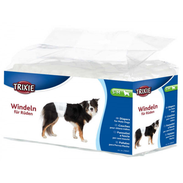 Trixie 12 Adet S-M Erkek Köpek Pedi 30-46Cm | Köpek Külodu Ve Pedi