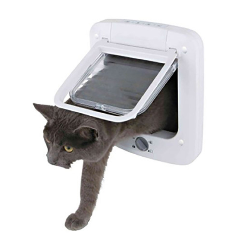 Trixie 23x26,5 Cm Çift Yönlü Kedi Kapısı Beyaz | Kedi Kapısı