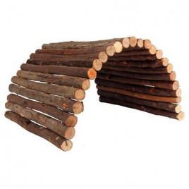 28X17Cm Kemirgen Natürel Ahşap Köprü, | Gineğig Ürünleri