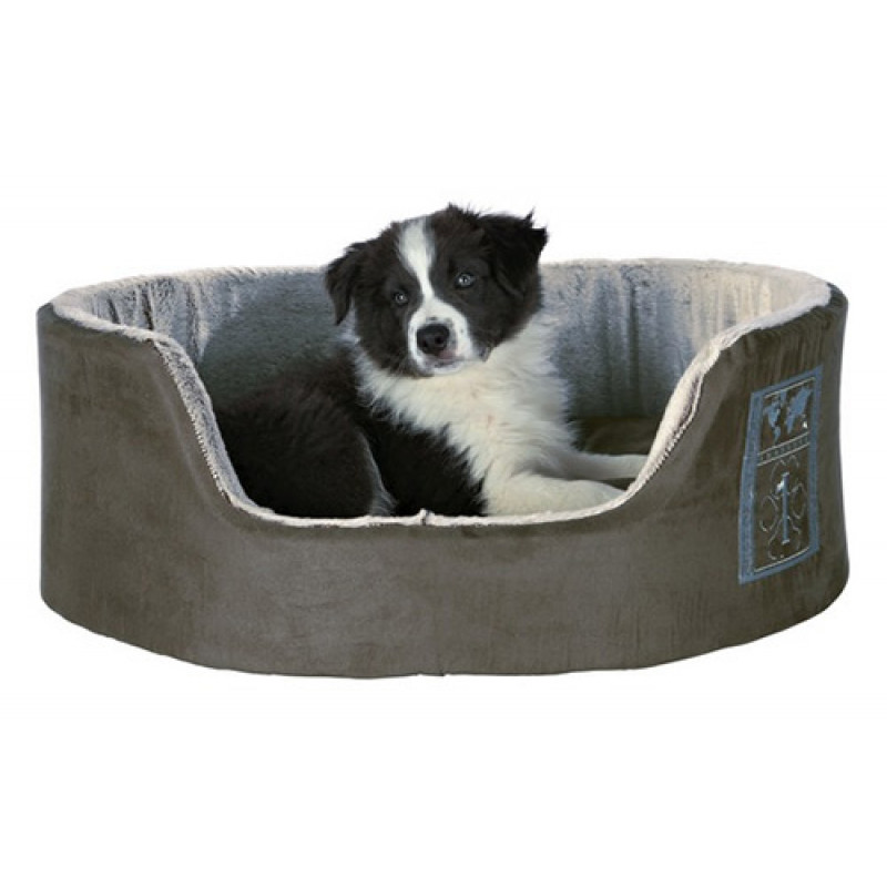 Trixie 100X75Cm Köpek Yatağı Nefti/Açıkgri | Peluş Köpek Yatağı