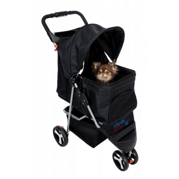 Trixie Köpek ve Kedi Arabası 47x100x80 Cm, Siyah | Köpek Taşıma Çantası Ve Kafes