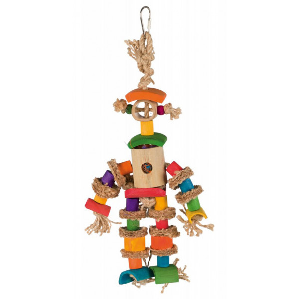 Trixie Kuş Oyuncağı, Bambu Adam, 25 Cm | Doğal Kuş Yemi