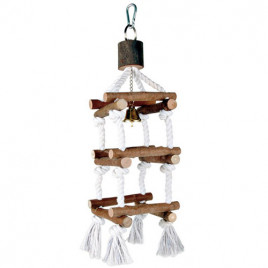 Kuş Tüneği, Doğal, İpli Kule, 34 Cm | Kuş Tüneği