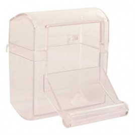 7x7 Cm Tünekli Mama Yem Kabı 70 ml | Kuş Yemliği