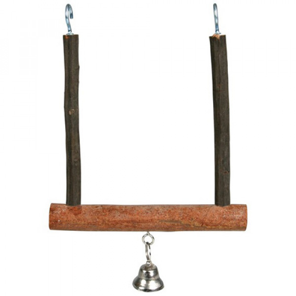 Trixie 12,5x15 Cm Zilli Ağaç Tünek | Kuş Tüneği