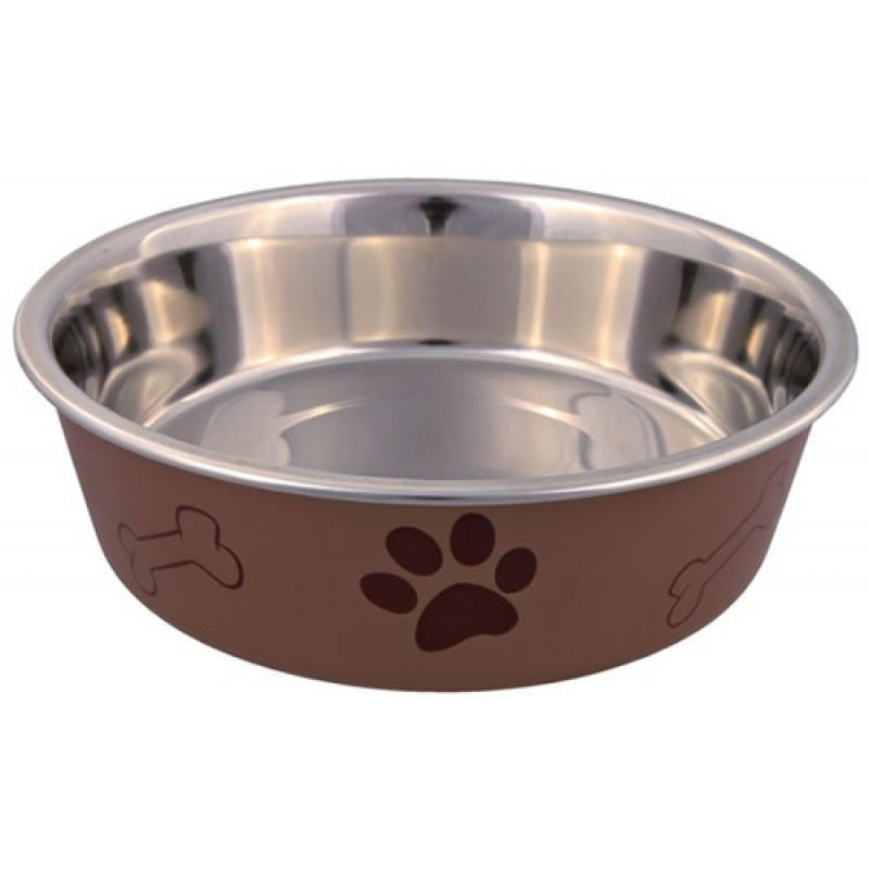 Trixie 0,25 Lt Pet Paslanmaz Mama Ve Su Kabı 12 Cm | Metal Mama Ve Su Kabı