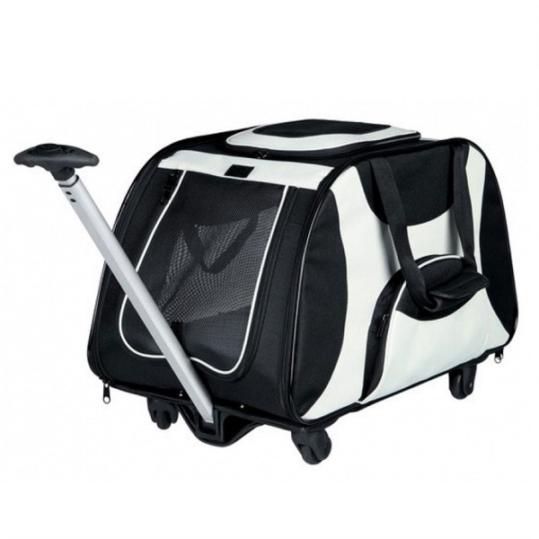 Trixie 34×43×67cm Pet Taşıma Çantası Siyah/Gri | Kedi Taşıma Çantası