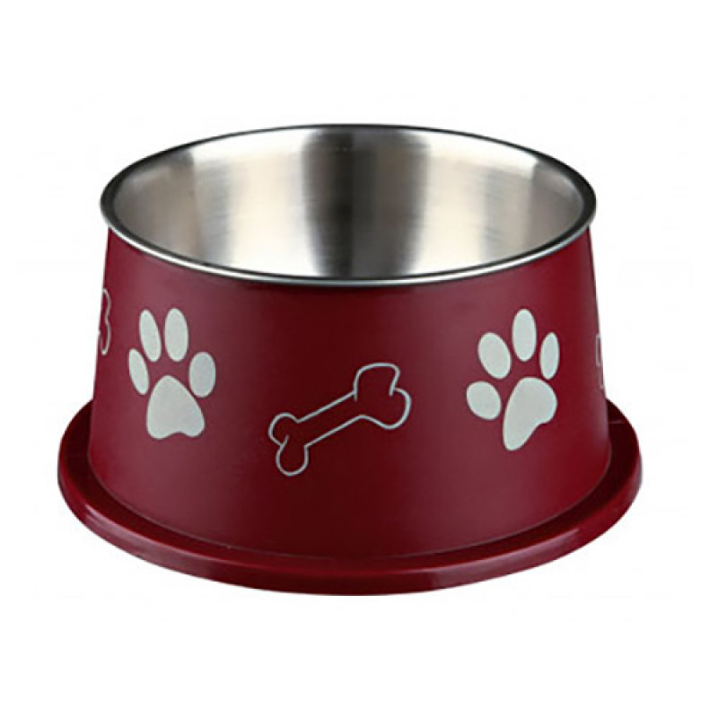 Trixie 0,9 Lt Uzun Kulaklı Köpek Mama Su Kabı 19 Cm | Metal Mama Ve Su Kabı