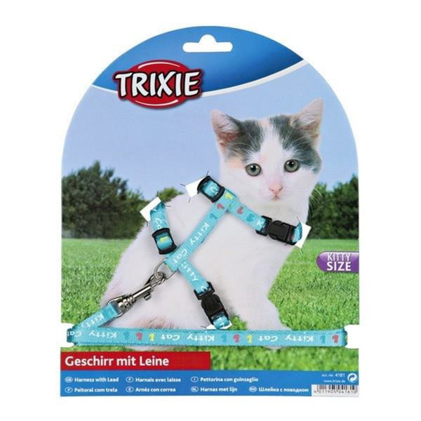 Trixie 21-33 Cm Yavru Kedi Göğüs Tasması Set 8 Mm | Kedi Göğüs Tasması