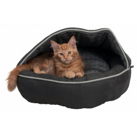 ø 55 cm Yatak, Antrasit | Peluş Kedi Yatağı