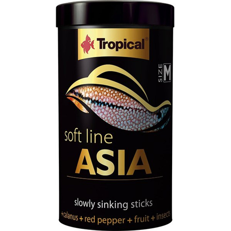 Tropical 100 Gr Softline Asia M Asya Kökenli Balıklar İçin Batan Yumuşak Taneli Çubuk Balık Yemi 250 Ml | Özel Akvaryum Yem Tropical 100 Gr Softline Asia M Asya Kökenli Balıklar İçin Batan Yumuşak Taneli Çubuk Balık Yemi 250 Ml | Özel Akvaryum Yem