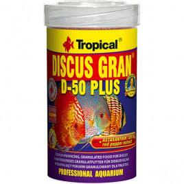 110 Gr Discus Gran D-50 Plus Discus Balıkları İçin Renklendirici Granül Balık Yemi 250 Ml | Özel Akvaryum Yem
