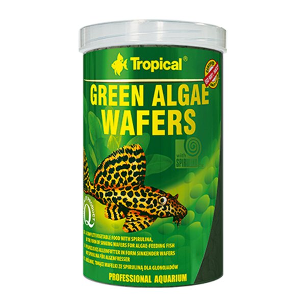 Tropical 113 Gr Green Algae Wafers Vatoz Balıkları İçin Yosunlu Yüzen Tablet Yem 250 Ml | Balık Yem Tableti