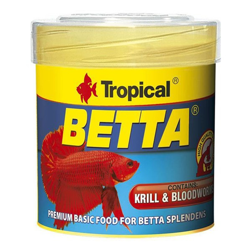 Tropical 15 Gr Betta Balıkları İçin Pul Balık Yemi 50 Ml | Özel Akvaryum Yem Tropical 15 Gr Betta Balıkları İçin Pul Balık Yemi 50 Ml | Özel Akvaryum Yem
