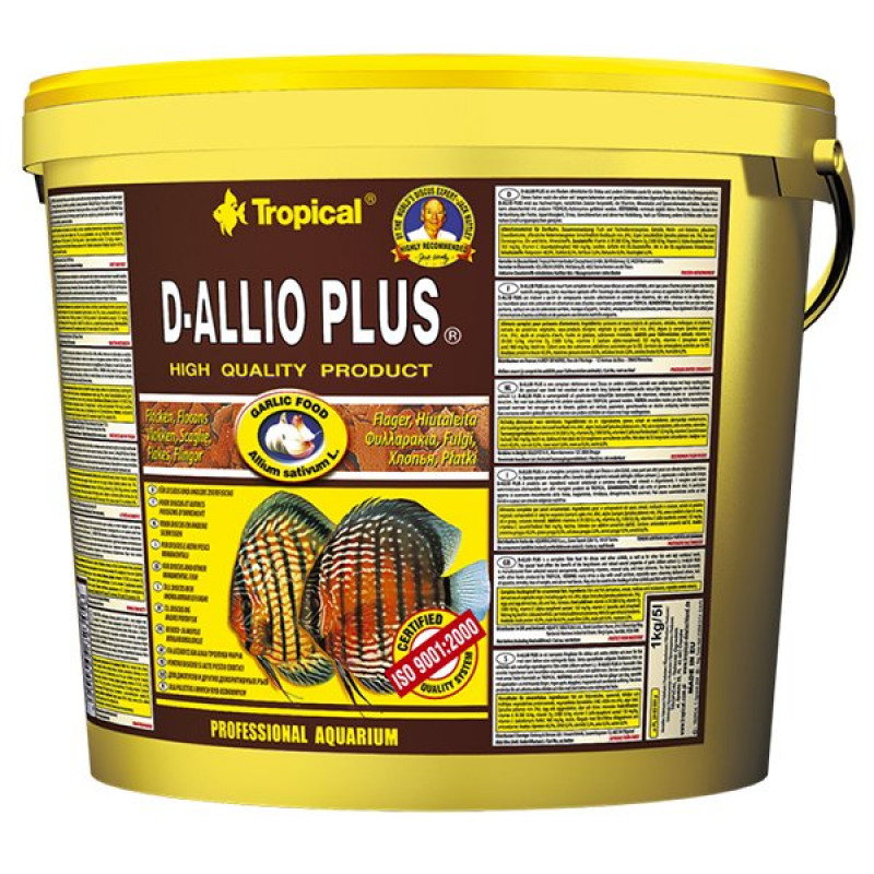 Tropical 2 Kg D-Allio Plus Flake Discus Balıklar İçin Sarımsaklı Pul Balık Yemi 11 Lt | Özel Akvaryum Yem Tropical 2 Kg D-Allio Plus Flake Discus Balıklar İçin Sarımsaklı Pul Balık Yemi 11 Lt | Özel Akvaryum Yem