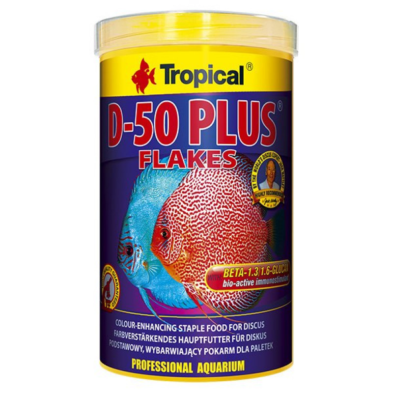 Tropical 50 Gr D-50 Plus Discus Balıkları İçin Renklendirici Pul Balık Yemi 250 Ml | Özel Akvaryum Yem Tropical 50 Gr D-50 Plus Discus Balıkları İçin Renklendirici Pul Balık Yemi 250 Ml | Özel Akvaryum Yem