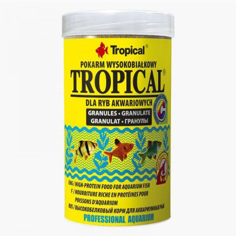 Tropical 50 Gr Granulat Yüksek Proteinli Granül Balık Yemi 100 Ml | Özel Akvaryum Yem Tropical 50 Gr Granulat Yüksek Proteinli Granül Balık Yemi 100 Ml | Özel Akvaryum Yem
