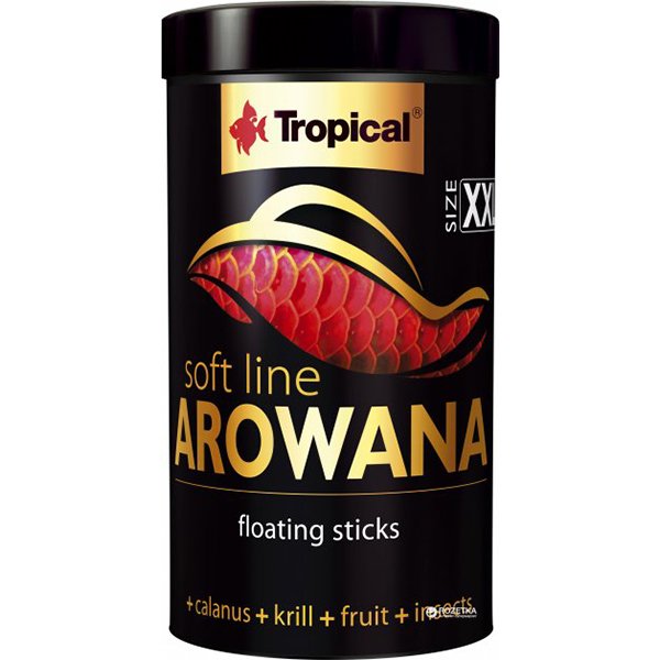 Tropical 80 Gr Softline Arowana XXL Yetişkin Arowanalar İçin Renk Kuvvetlendirici Balık Yemi 250 Ml | Özel Akvaryum Yem
