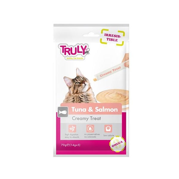 Truly 14 Gr Ton ve Somon | Kedi Sıvı Ödül Maması