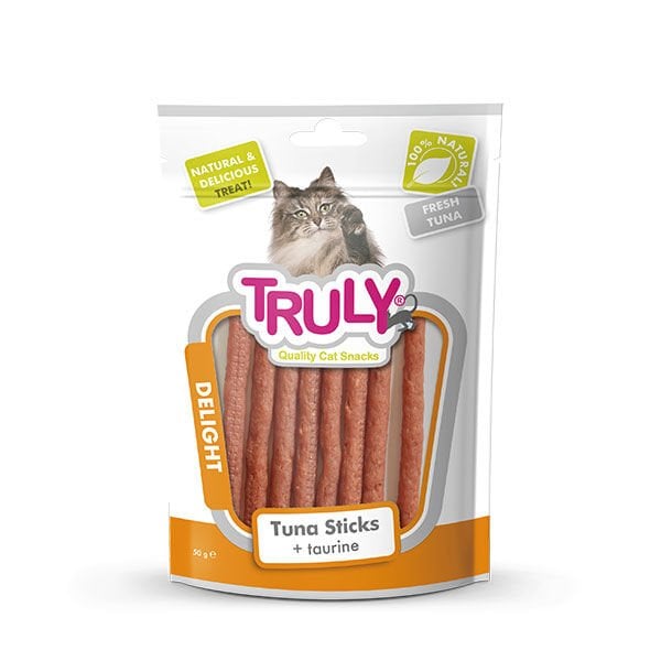 Truly 50 Gr Sticks Ton ve Taurin | Kedi Bisküvi Ödül Maması