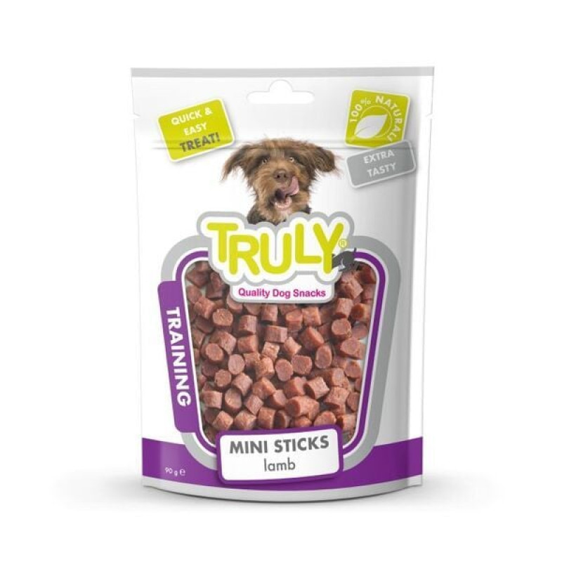Truly 50 Gr Training Mini Sticks Kuzu | Köpek Atıştırmalık Ödül Maması Truly 50 Gr Training Mini Sticks Kuzu | Köpek Atıştırmalık Ödül Maması