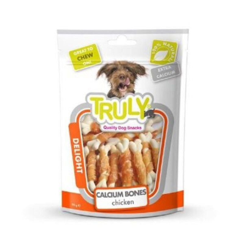 Truly 90 Gr Delight Calcium Bones Tavuk | Köpek Kemik Ödül Maması Truly 90 Gr Delight Calcium Bones Tavuk | Köpek Kemik Ödül Maması
