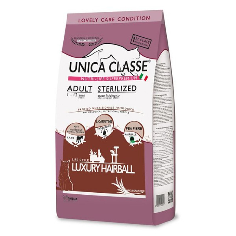 Unica Classe 1.5 Kg Adult Sterilised Hairball Tüy Yumağı Önleyici Kuzu Etli Kısırlaştırılmış Yetişkin | Kısırlaştırılmış Kedi Maması Unica Classe 1.5 Kg Adult Sterilised Hairball Tüy Yumağı Önleyici Kuzu Etli Kısırlaştırılmış Yetişkin | Kısırlaştırılmış Kedi Maması