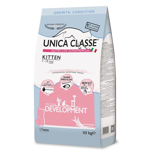 Unica Classe 10 Kg Kitten Development Tavuklu Yavru | Yavru Kedi Kuru Maması