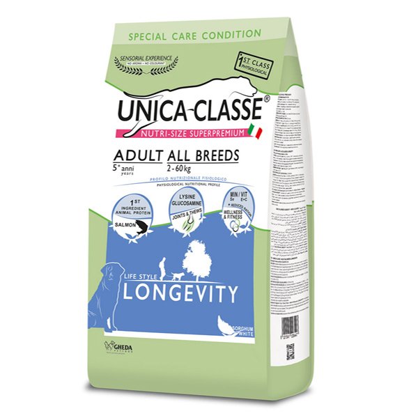 Unica Classe 3 Kg Adult Longevity Somonlu Yetişkin | Yetişkin Köpek Kuru Maması