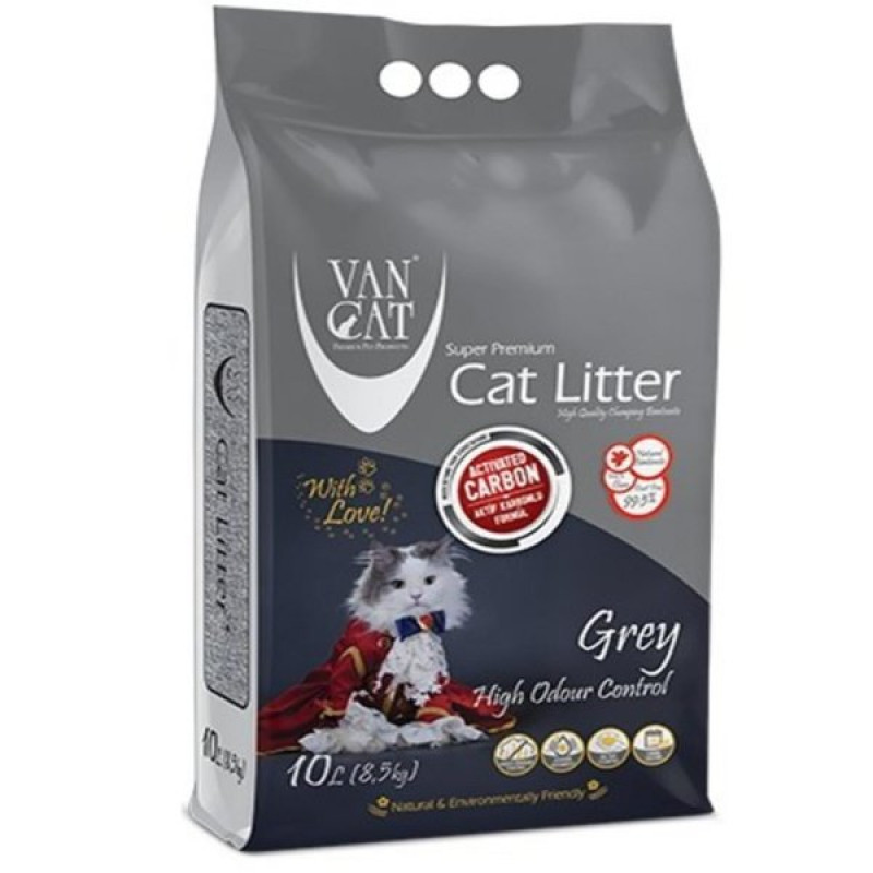 Vancat 10 Lt Premium Active Carbon İnce Kedi Kumu | Doğal Kedi Kumu Vancat 10 Lt Premium Active Carbon İnce Kedi Kumu | Doğal Kedi Kumu