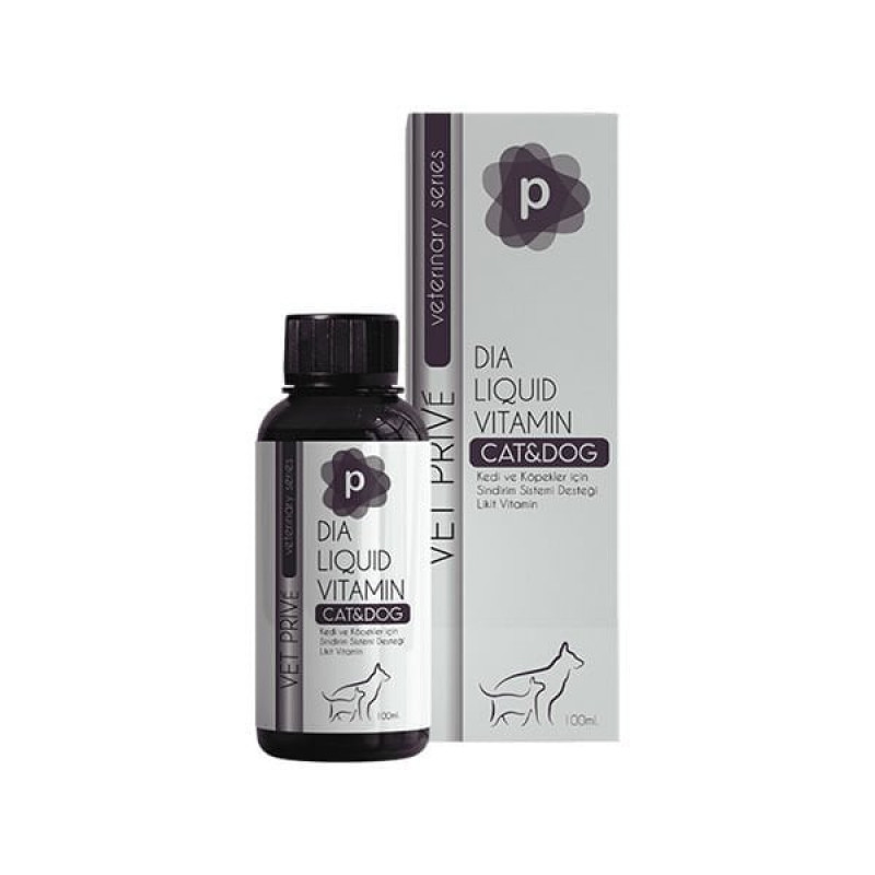 Vet Prive 100 Ml Veterinary Dia Liquid | Köpek Vitamini Vet Prive 100 Ml Veterinary Dia Liquid | Köpek Vitamini