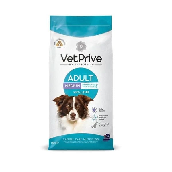 Vet Prive 14 Kg Medium Kuzu | Yetişkin Köpek Kuru Maması