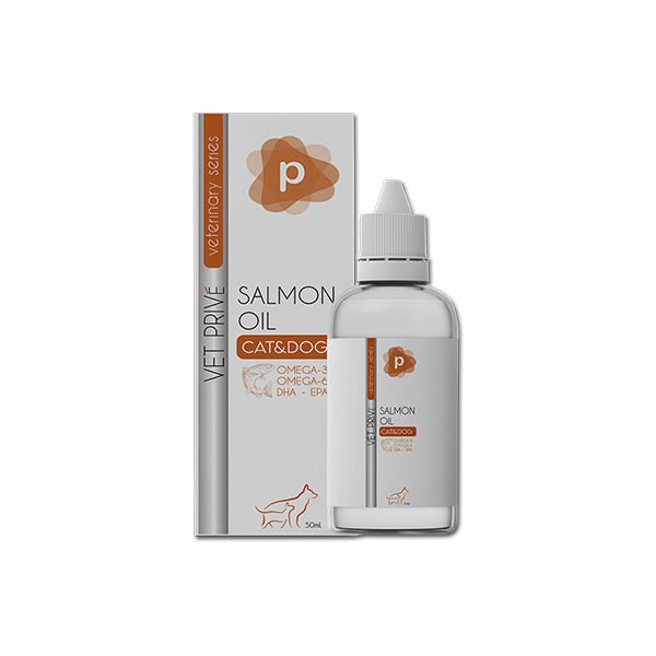 Vet Prive 50 Ml Veterinary Somon Yağı Omega 3 ve Omega 6 | Köpek Vitamini