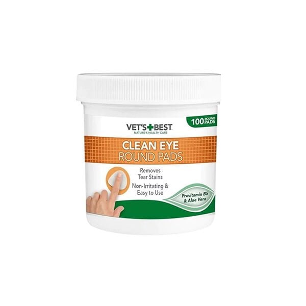 Vet's Best 100 Adet Parabensiz Göz Temizleme Pedi | Kedi Göz Ve Kulak Bakım