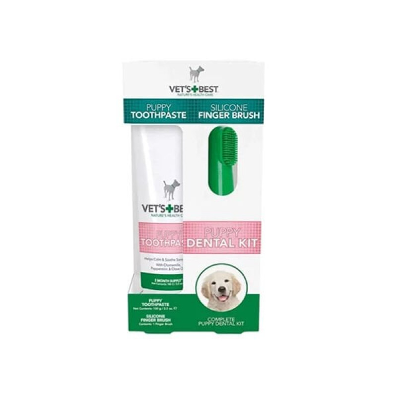 Vet's Best 100 Gr Plak ve Tartar Temizleyen Yavru Ağız ve Diş Bakım Seti | Köpek Ağız Ve Diş Bakım Ürünü Vet's Best 100 Gr Plak ve Tartar Temizleyen Yavru Ağız ve Diş Bakım Seti | Köpek Ağız Ve Diş Bakım Ürünü