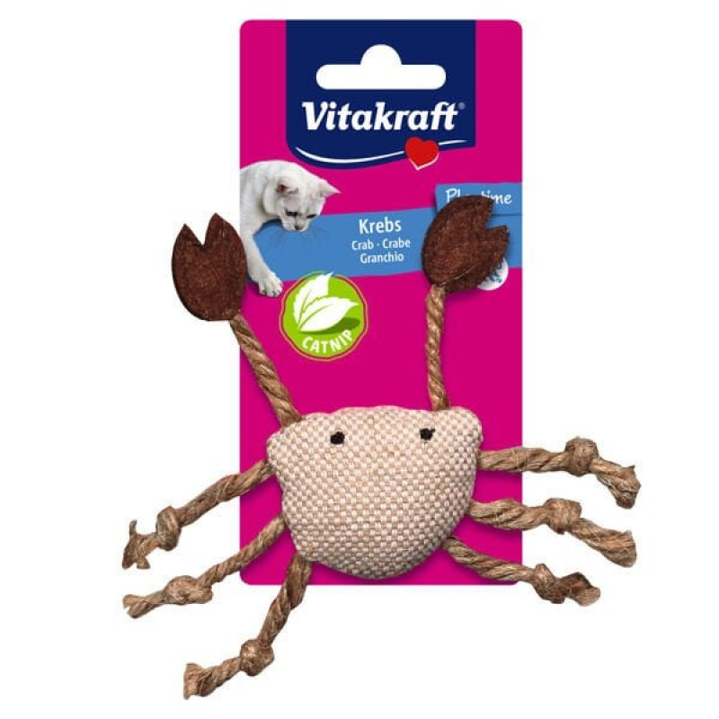 Vitakraft Catnipli Peluş Yengeç | Peluş Kedi Oyuncağı Vitakraft Catnipli Peluş Yengeç | Peluş Kedi Oyuncağı