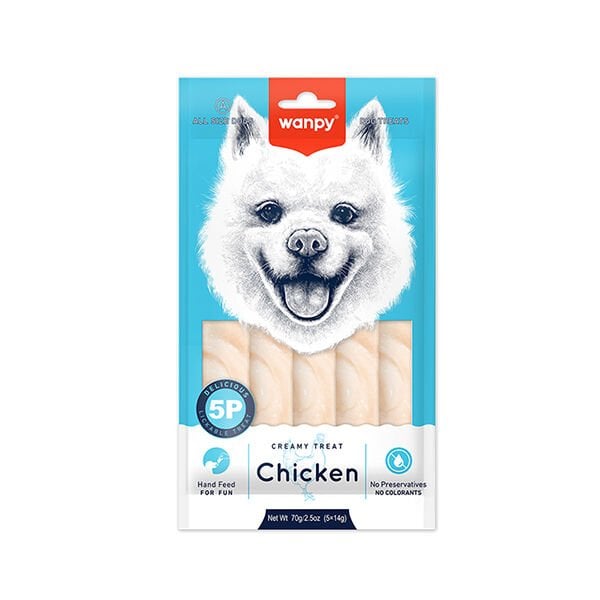 Wanpy 70 Gr Creamy Treat Tavuk | Köpek Atıştırmalık Ödül Maması