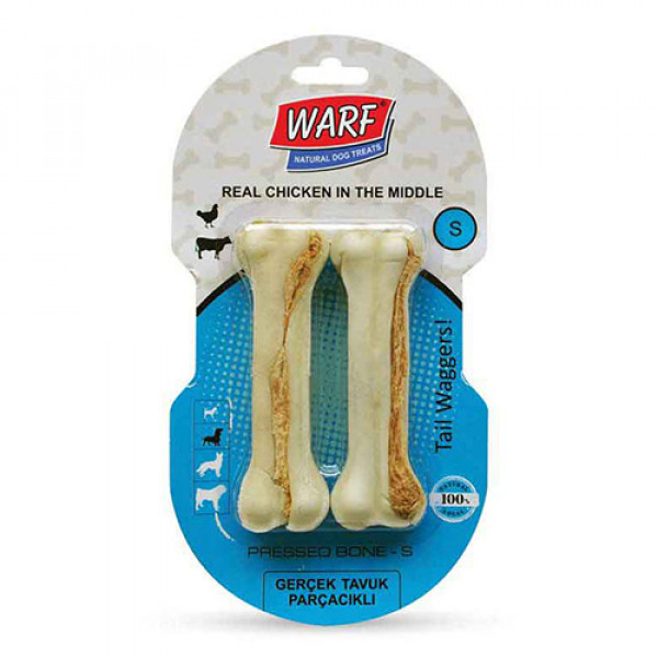 Warf S Tavuklu Kemik 12,5 cm 115 Gr | Köpek Kemik Ödül Maması