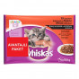 Whiskas 4 Adet Pouch Yavru Karışık Etli Gravy Soslu 100 Gr | Yavru Kedi Maması