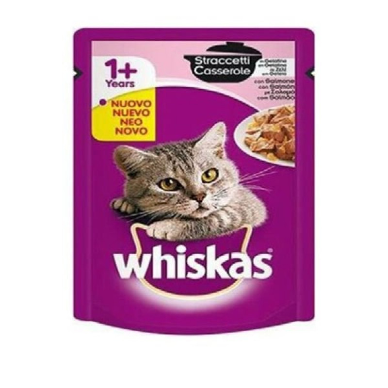 Whiskas 85 Gr Güveç Somonlu Jöleli Yetişkin | Balıklı Yaş Kedi Maması Whiskas 85 Gr Güveç Somonlu Jöleli Yetişkin | Balıklı Yaş Kedi Maması